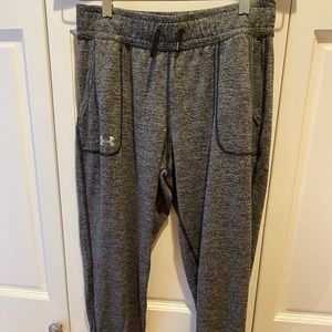 Under Armour heather grey joggers. Size medium.